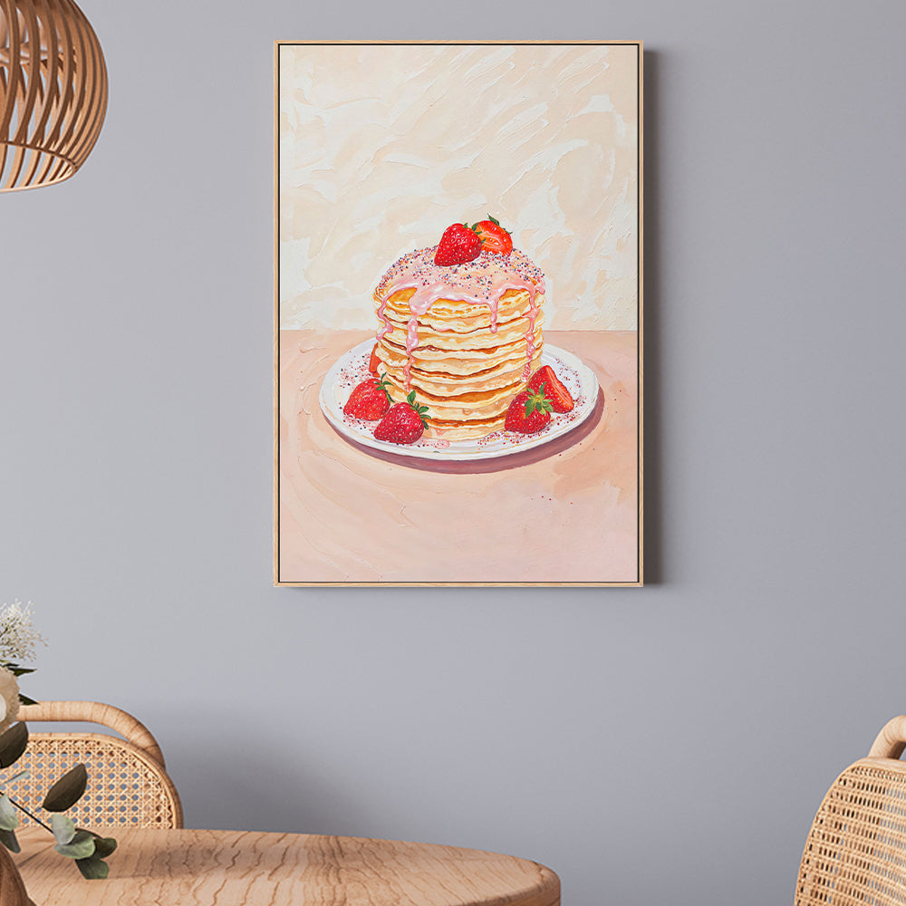 wall-art-print-canvas-poster-framed-Pancakes , By Lady Hana-2