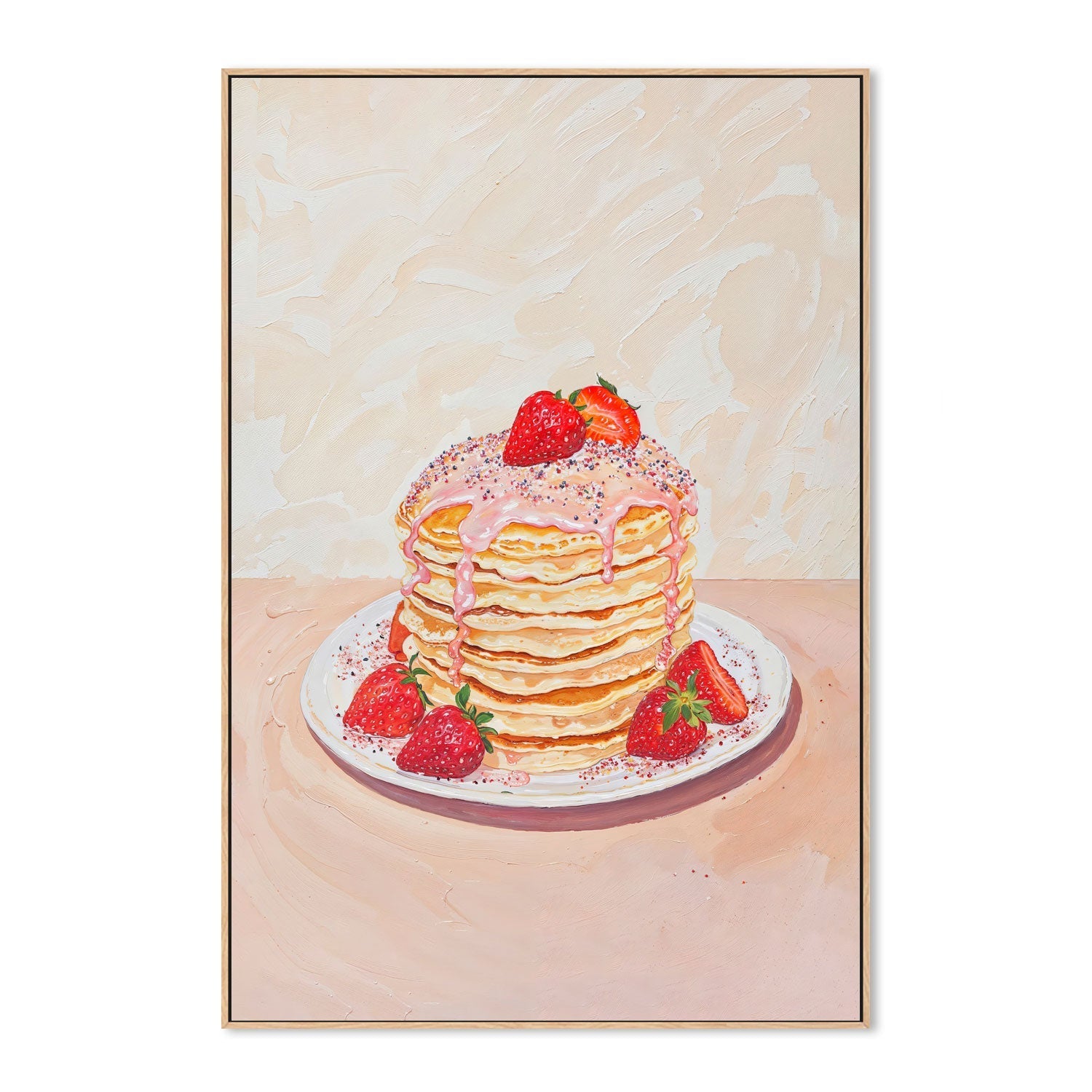 wall-art-print-canvas-poster-framed-Pancakes , By Lady Hana-4