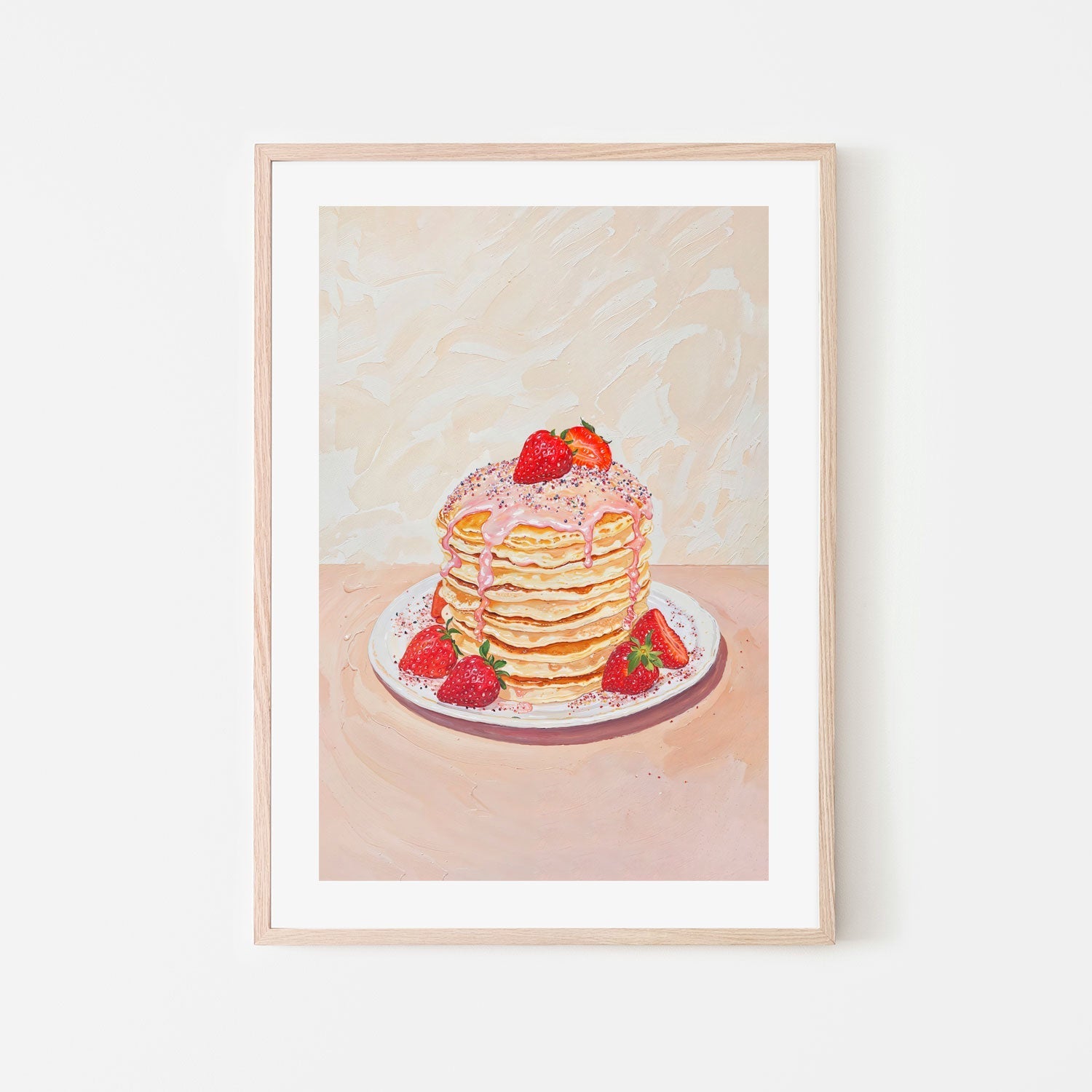 wall-art-print-canvas-poster-framed-Pancakes , By Lady Hana-6