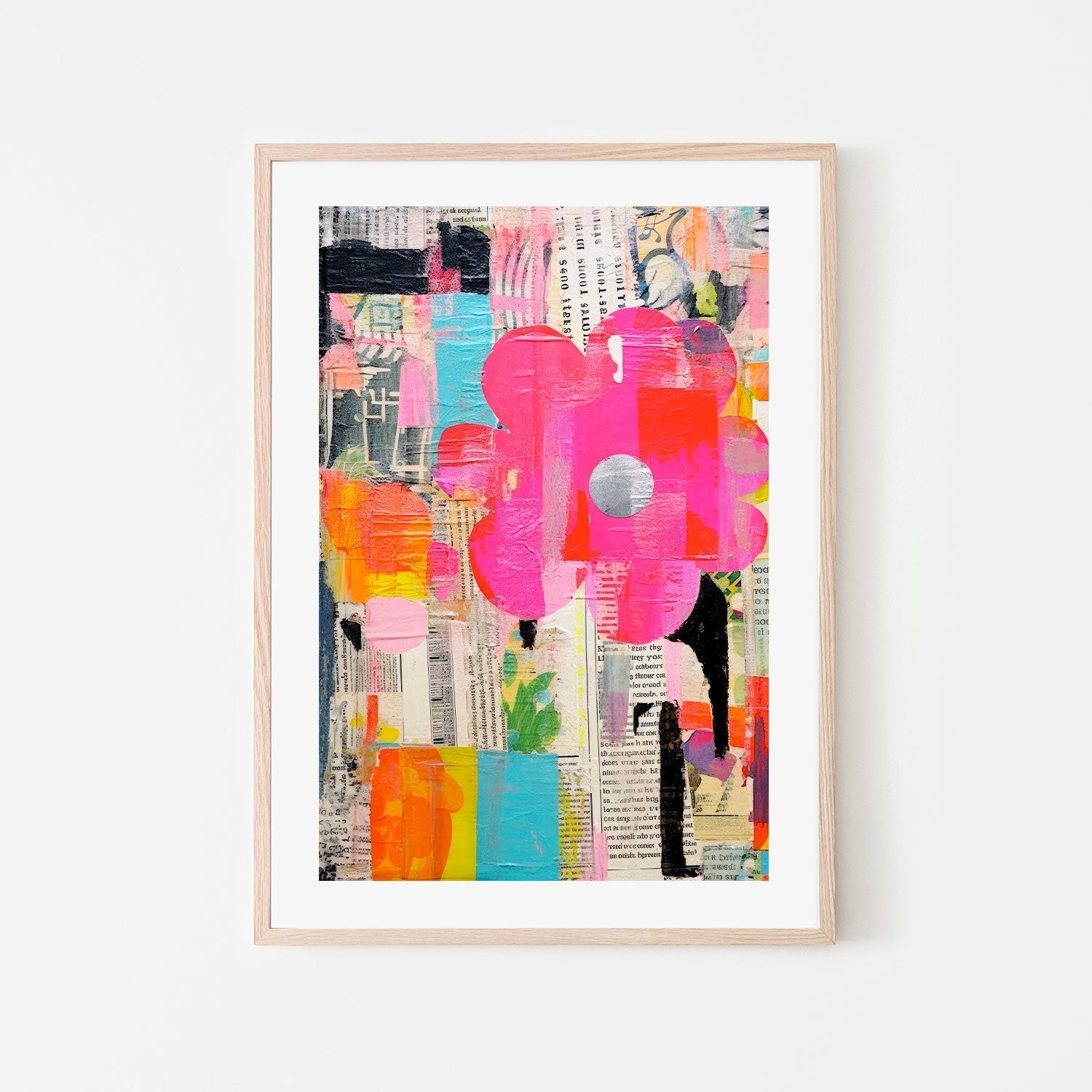 wall-art-print-canvas-poster-framed-Paper Snippets, Style C , By Treechild-GIOIA-WALL-ART