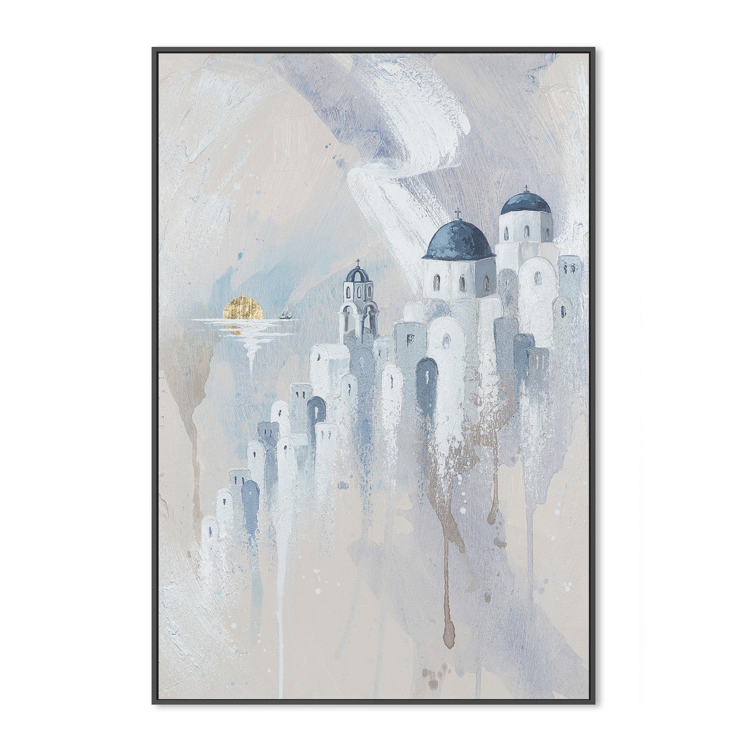 wall-art-print-canvas-poster-framed-Paradise, Santorini , By Isabella Karolewicz-3