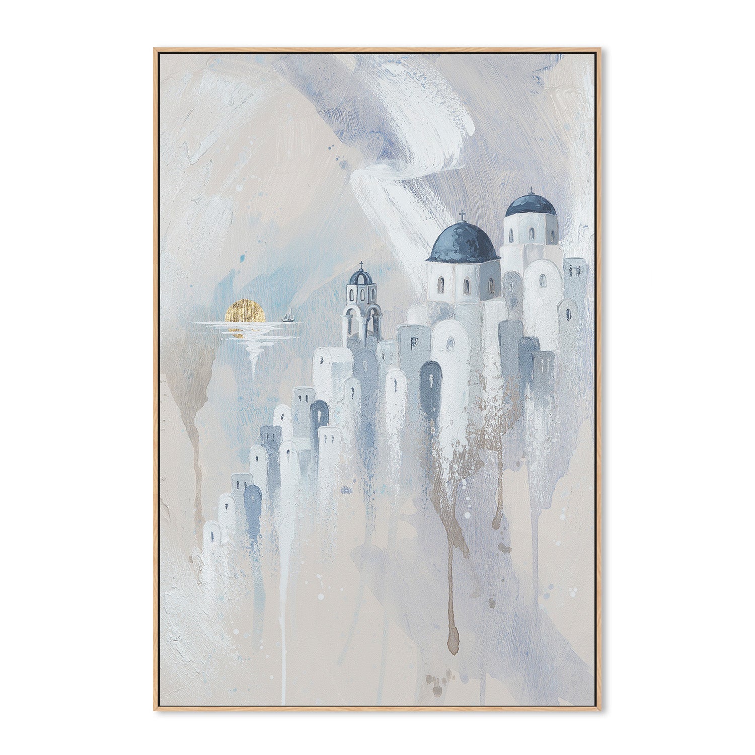 wall-art-print-canvas-poster-framed-Paradise, Santorini , By Isabella Karolewicz-4