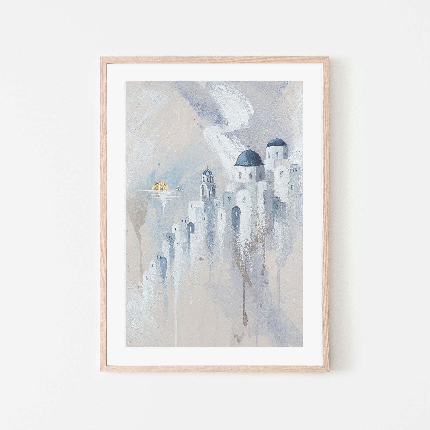 wall-art-print-canvas-poster-framed-Paradise, Santorini , By Isabella Karolewicz-6