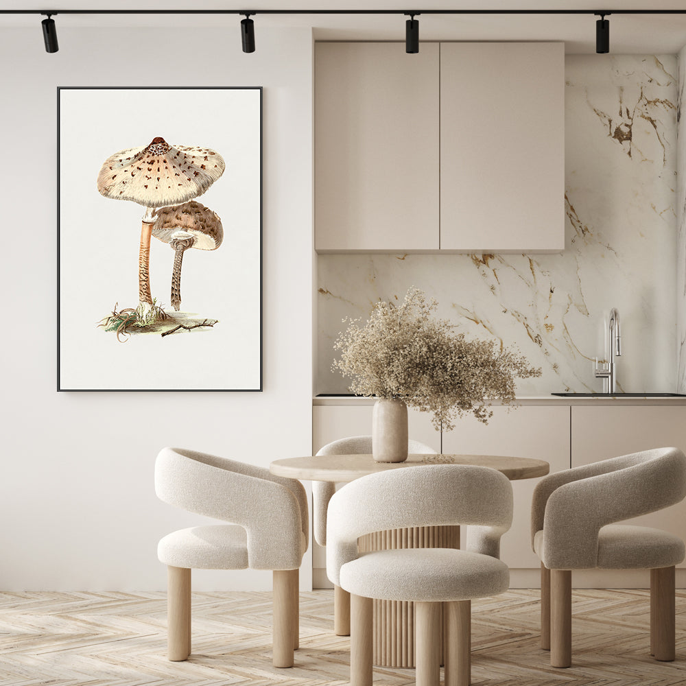wall-art-print-canvas-poster-framed-Parasol Mushrooms-GIOIA-WALL-ART