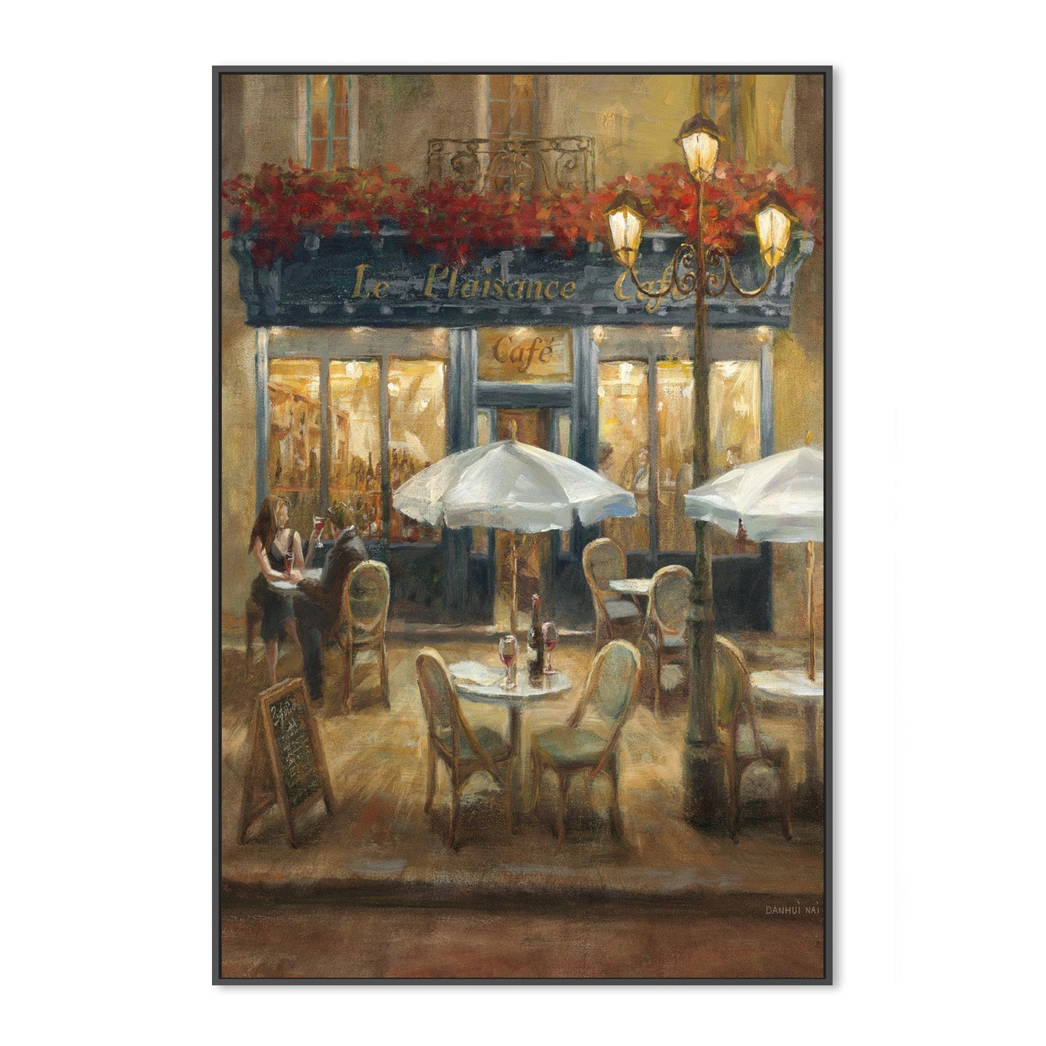wall-art-print-canvas-poster-framed-Paris Cafe, Style A Crop v2-3