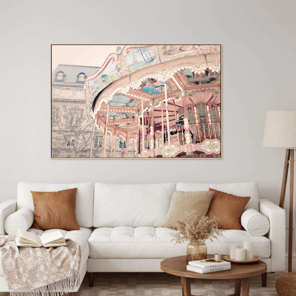 wall-art-print-canvas-poster-framed-Paris Carousel , By Pictufy-7