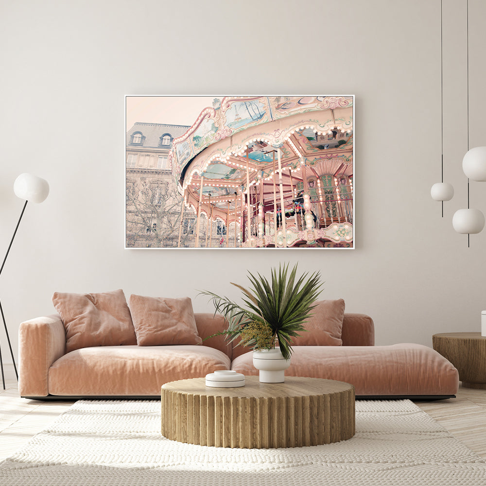 wall-art-print-canvas-poster-framed-Paris Carousel , By Pictufy-8