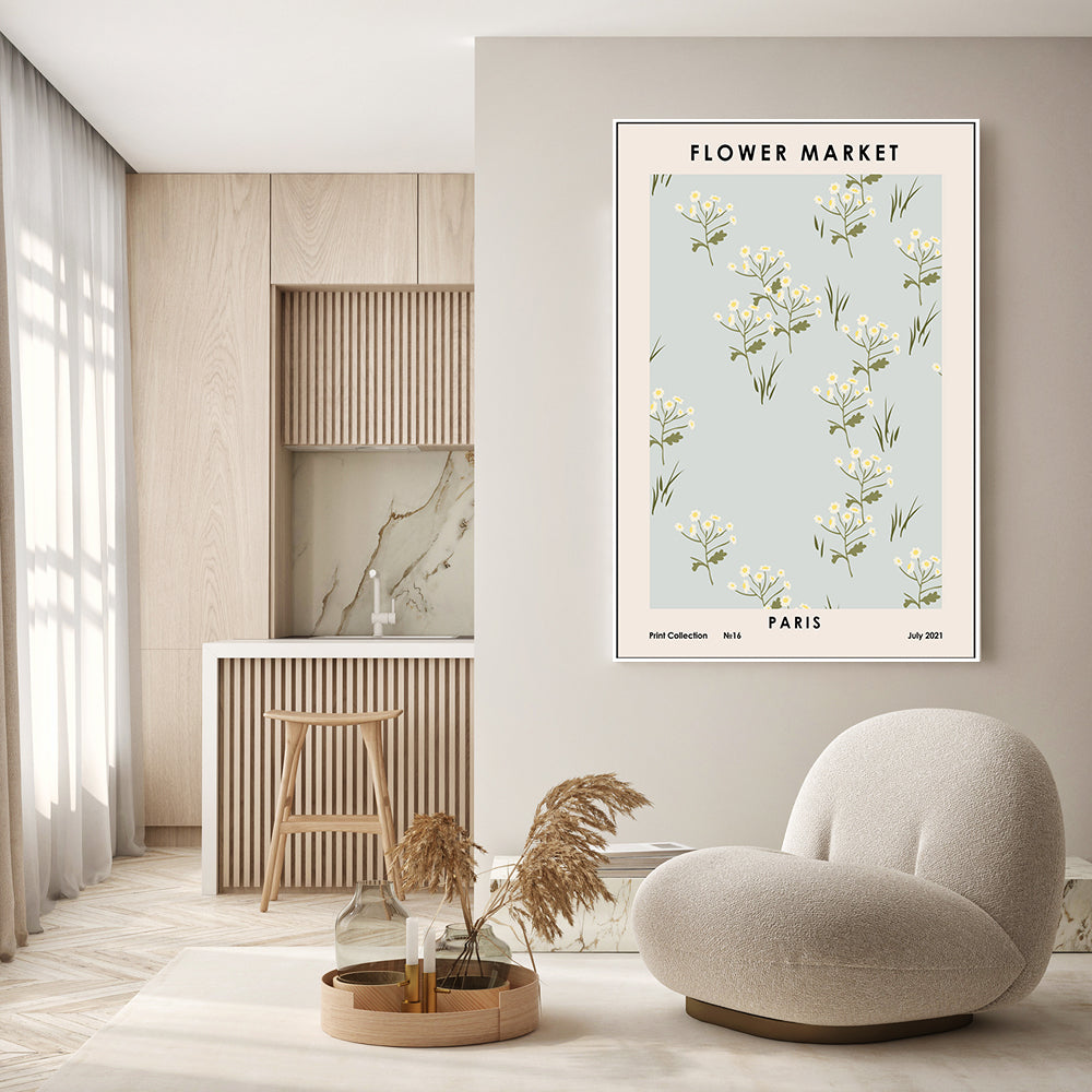 wall-art-print-canvas-poster-framed-Parisian Flower Market-GIOIA-WALL-ART