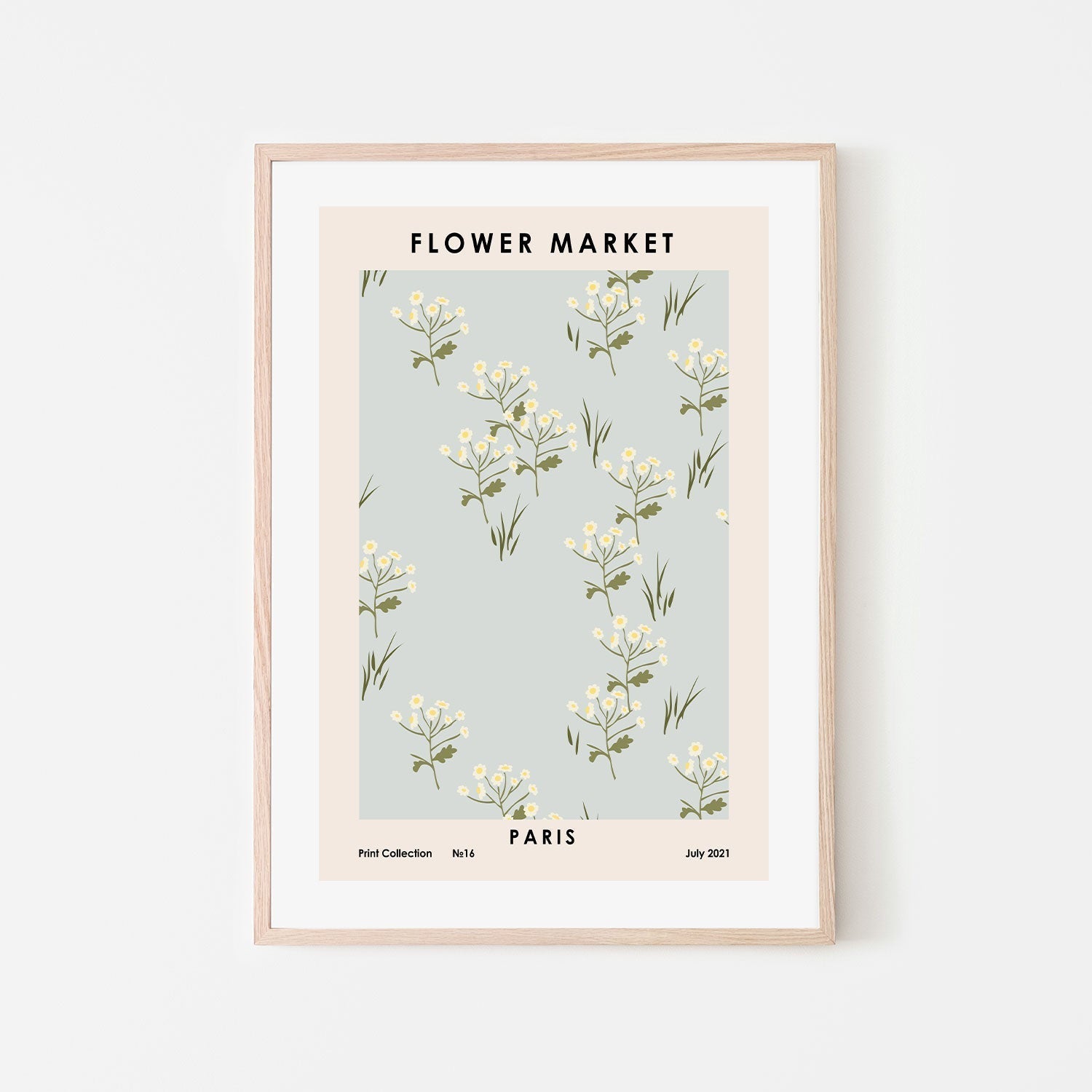 wall-art-print-canvas-poster-framed-Parisian Flower Market-GIOIA-WALL-ART