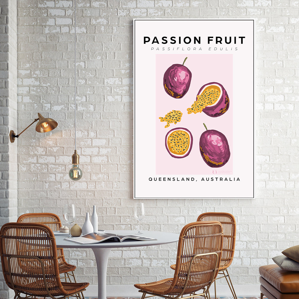 wall-art-print-canvas-poster-framed-Passion Fruit-by-Rosalyn Gray-Gioia Wall Art