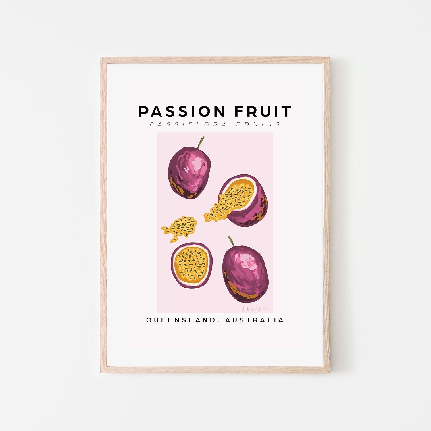 wall-art-print-canvas-poster-framed-Passion Fruit-by-Rosalyn Gray-Gioia Wall Art