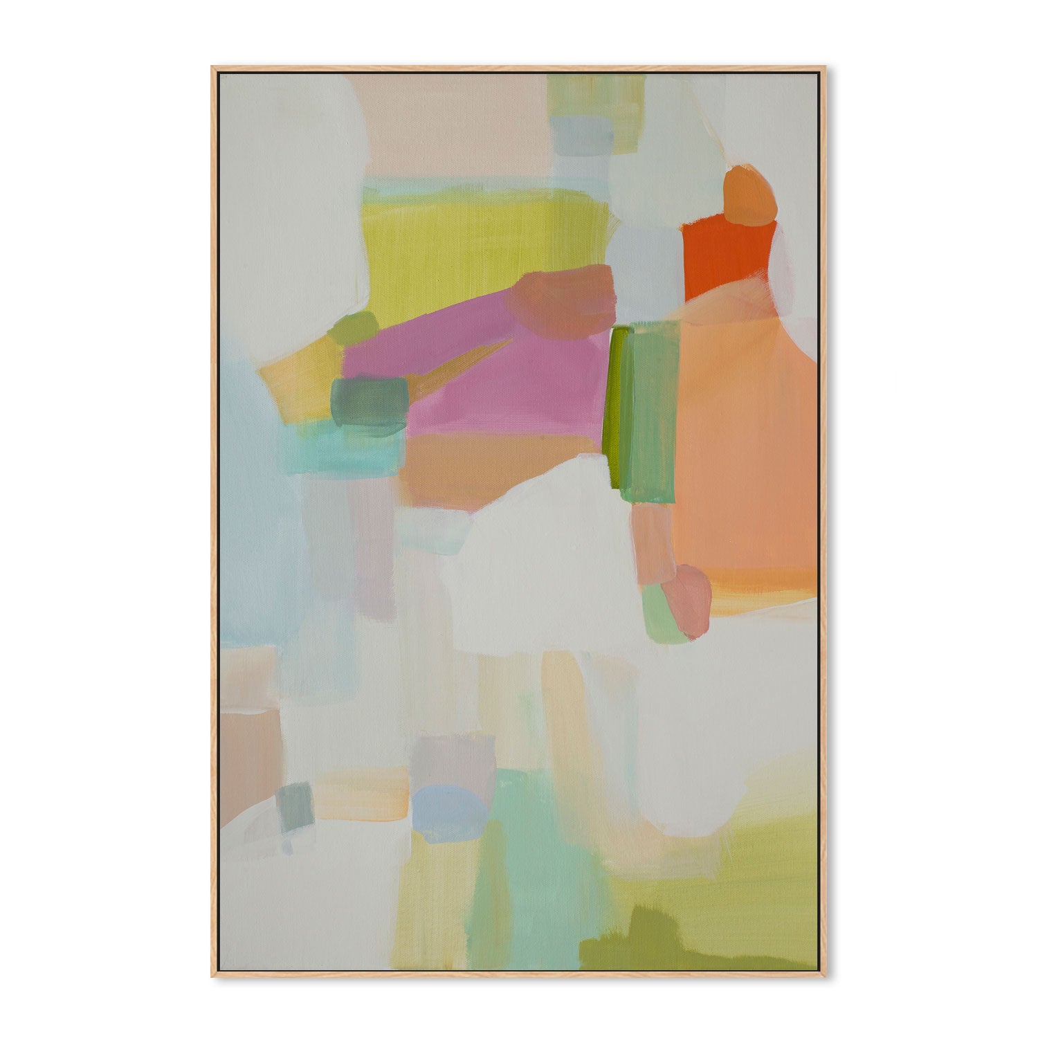 wall-art-print-canvas-poster-framed-Pastel Abstract, Style B , By Jenny Westenhofer Art-4