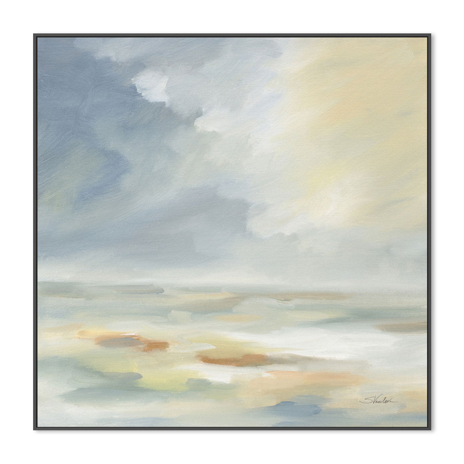 wall-art-print-canvas-poster-framed-Pastel Clouds-by-Silvia Vassileva-Gioia Wall Art