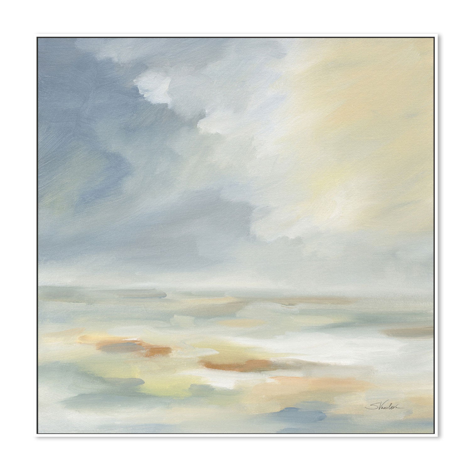 wall-art-print-canvas-poster-framed-Pastel Clouds-by-Silvia Vassileva-Gioia Wall Art