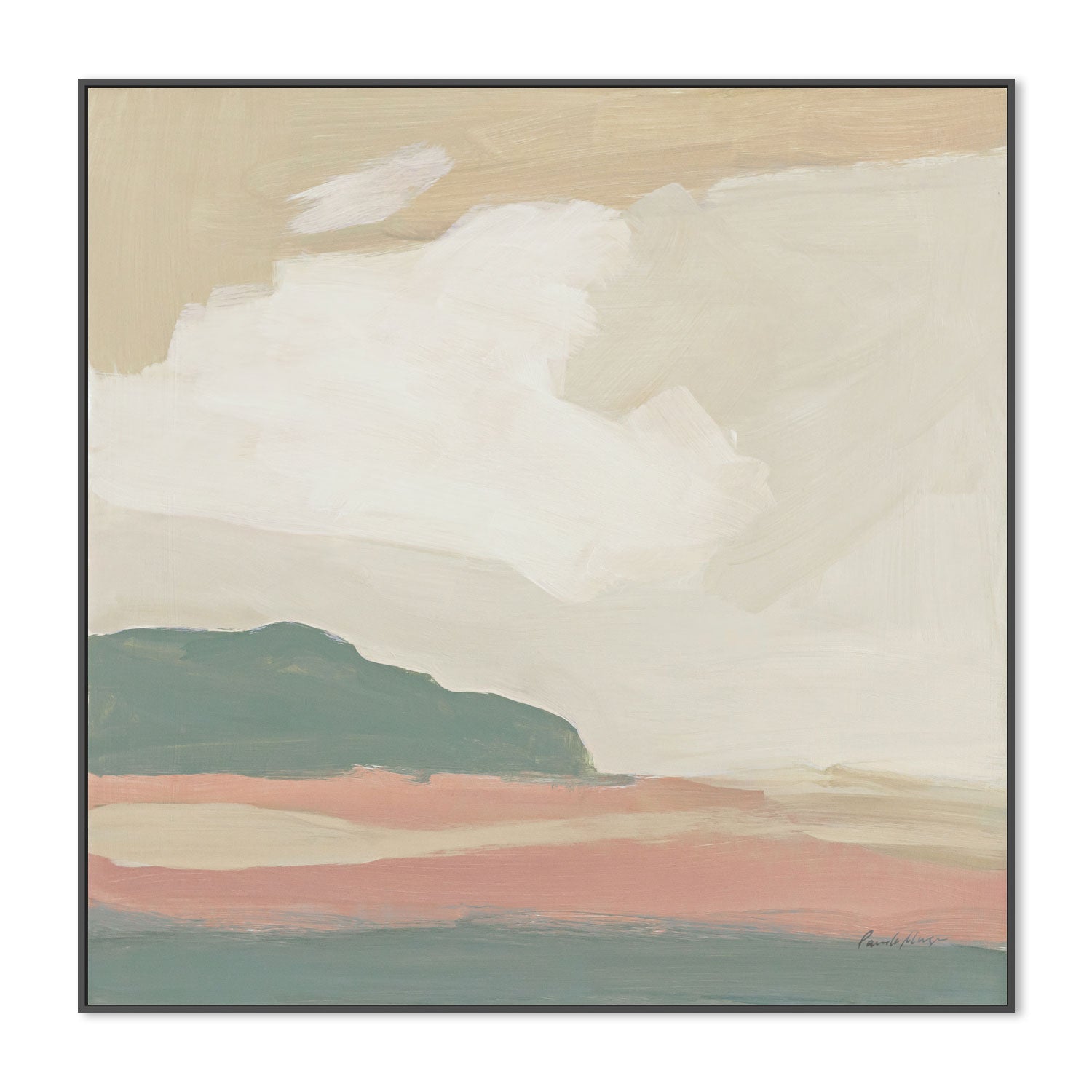 wall-art-print-canvas-poster-framed-Pastel Landscape , By Pamela Munger-3
