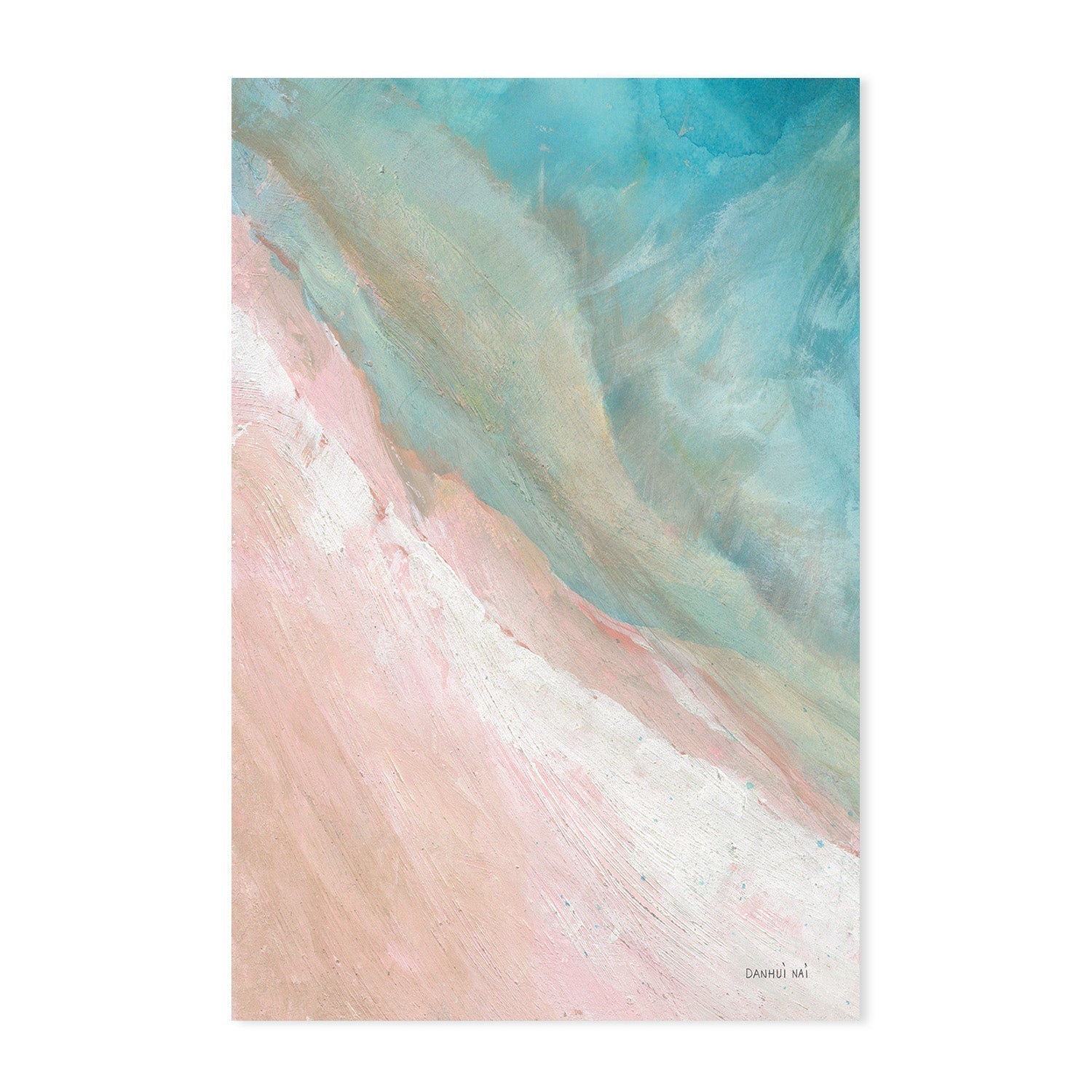 wall-art-print-canvas-poster-framed-Pastel Landscape, Style A & B, Set Of 2 , By Danhui Nai-GIOIA-WALL-ART