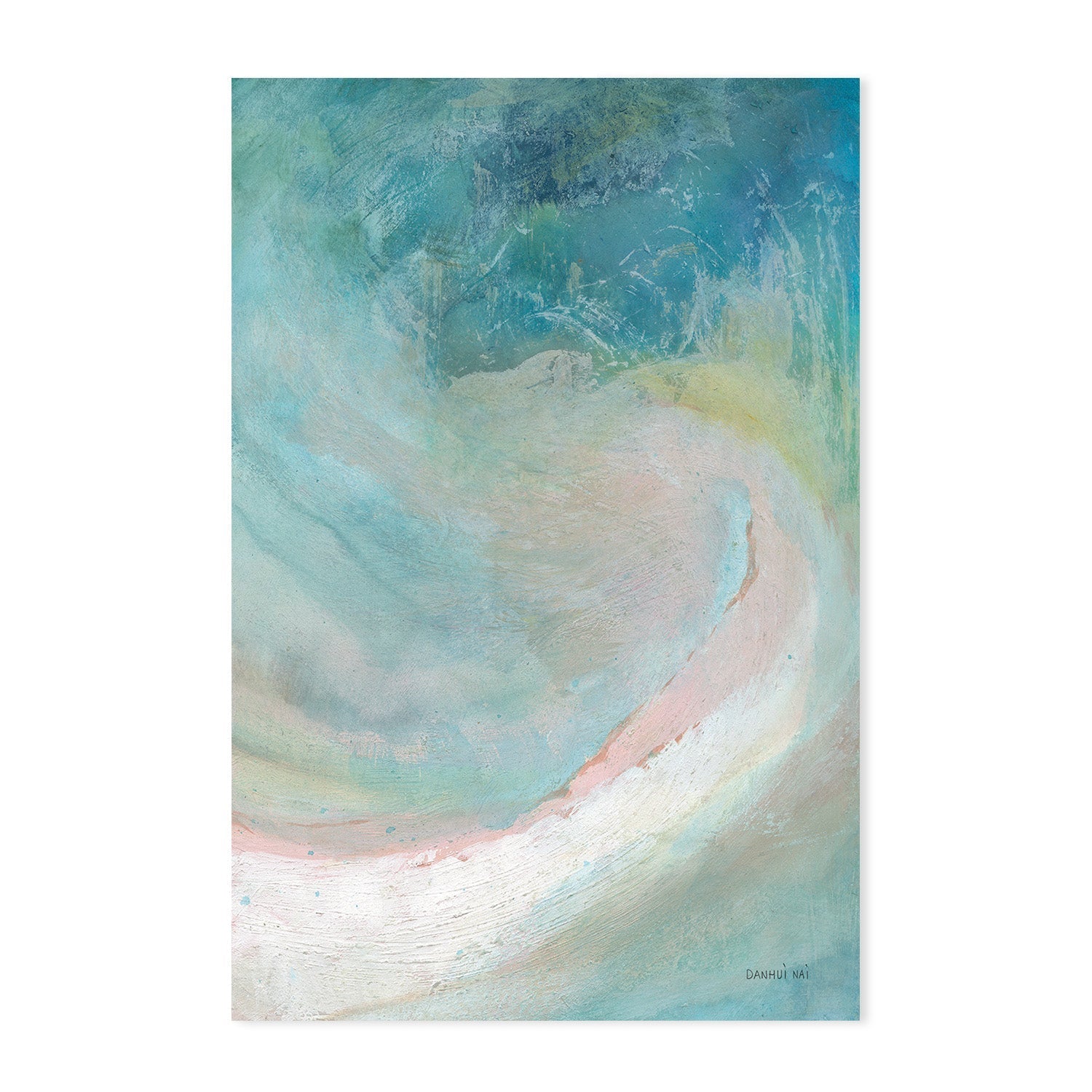 wall-art-print-canvas-poster-framed-Pastel Landscape, Style A & B, Set Of 2 , By Danhui Nai-GIOIA-WALL-ART