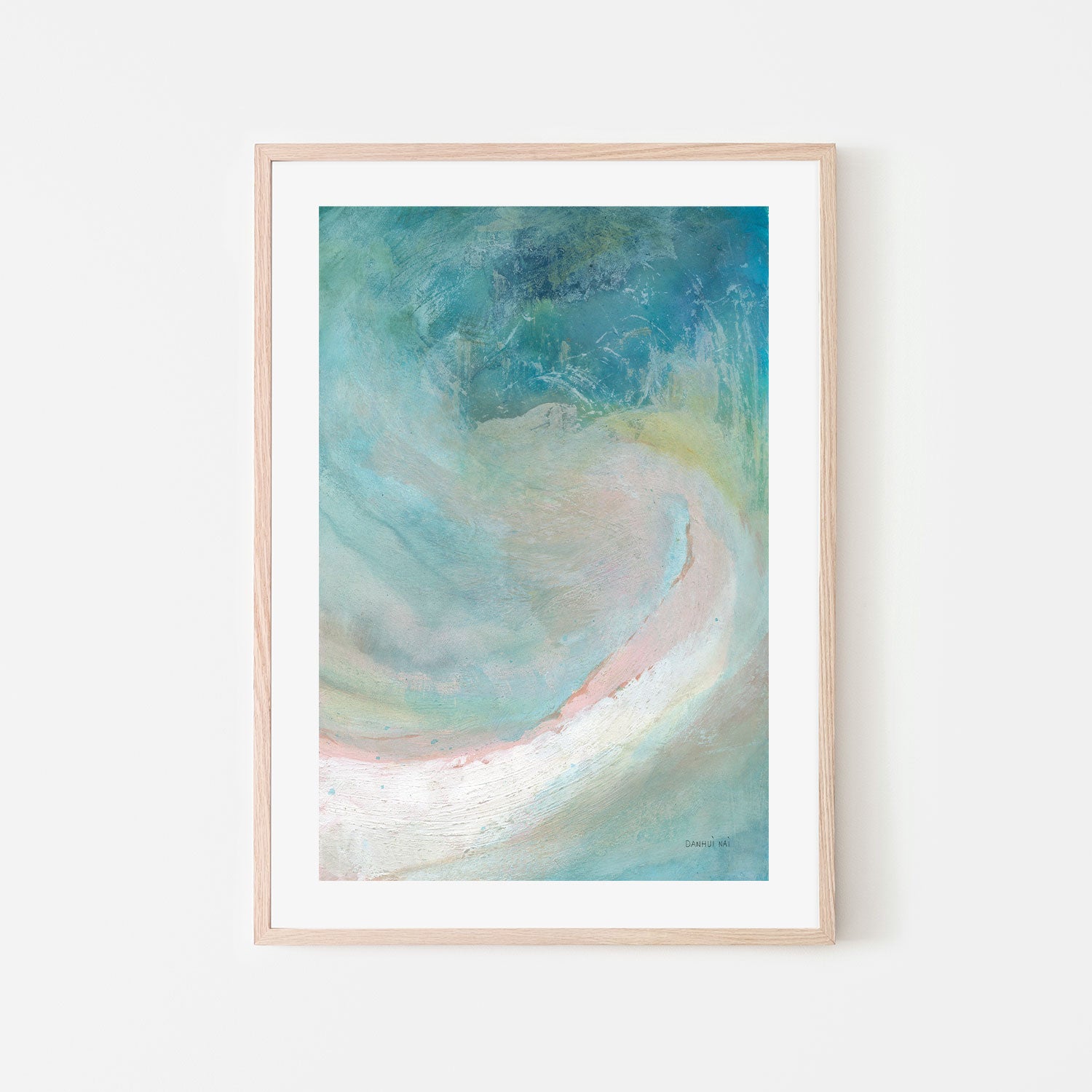 wall-art-print-canvas-poster-framed-Pastel Landscape, Style B , By Danhui Nai-GIOIA-WALL-ART