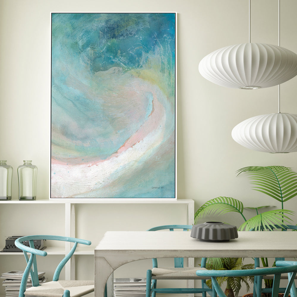wall-art-print-canvas-poster-framed-Pastel Landscape, Style B , By Danhui Nai-GIOIA-WALL-ART