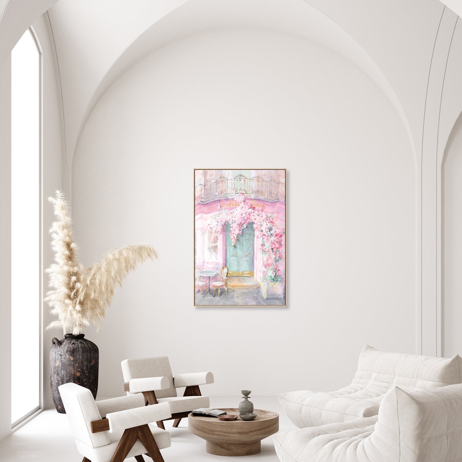 wall-art-print-canvas-poster-framed-Pastel Paris, Style C-by-Danhui Nai-Gioia Wall Art
