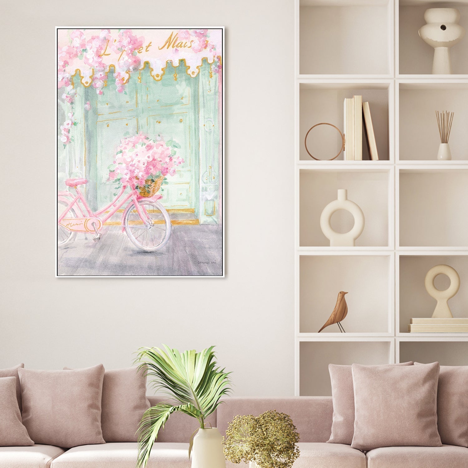 wall-art-print-canvas-poster-framed-Pastel Paris, Style F-by-Danhui Nai-Gioia Wall Art
