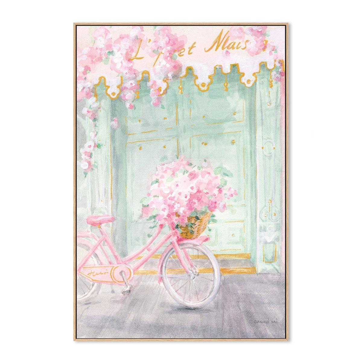 wall-art-print-canvas-poster-framed-Pastel Paris, Style F-by-Danhui Nai-Gioia Wall Art