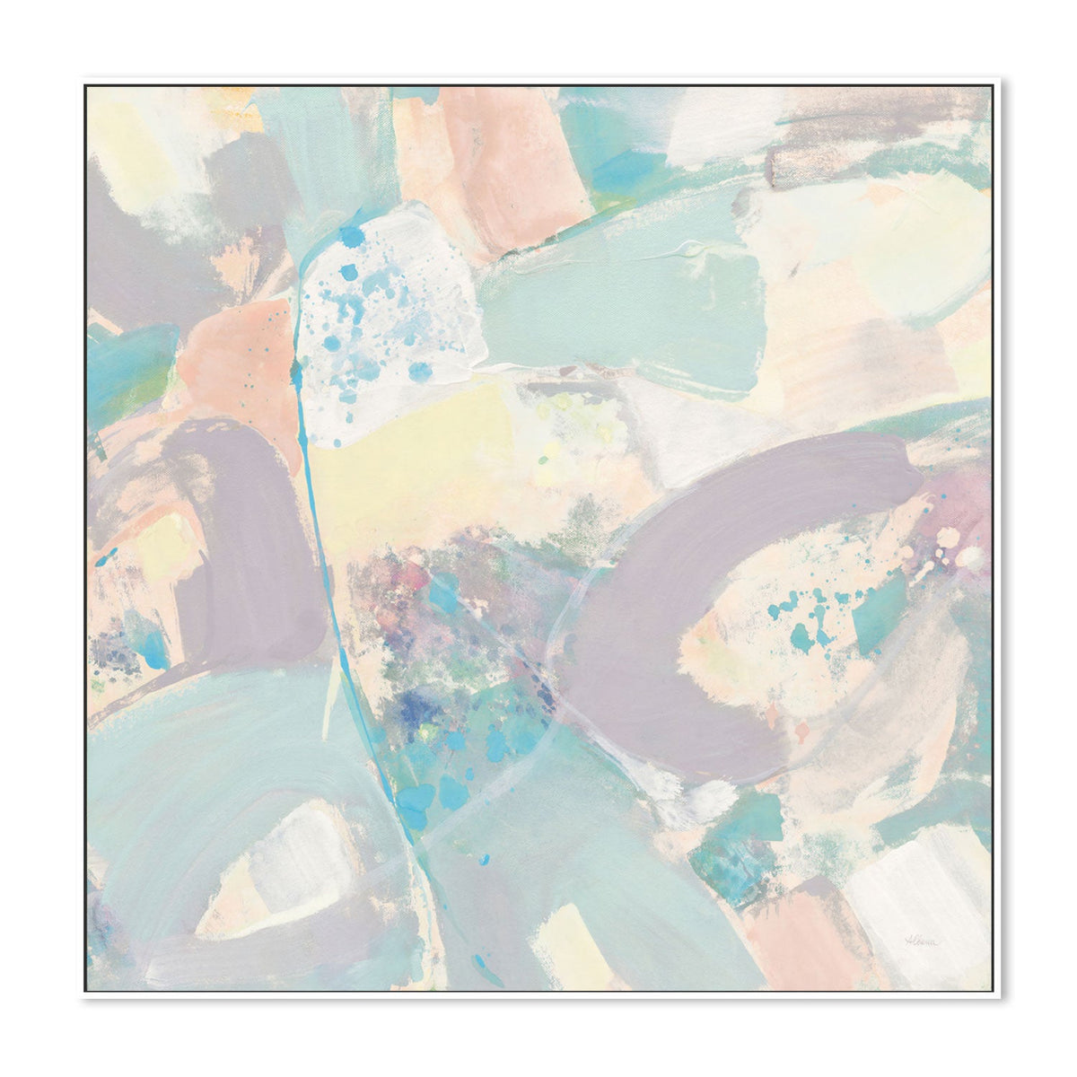 wall-art-print-canvas-poster-framed-Pastel Stone, Style B , By Albena Hristova-GIOIA-WALL-ART