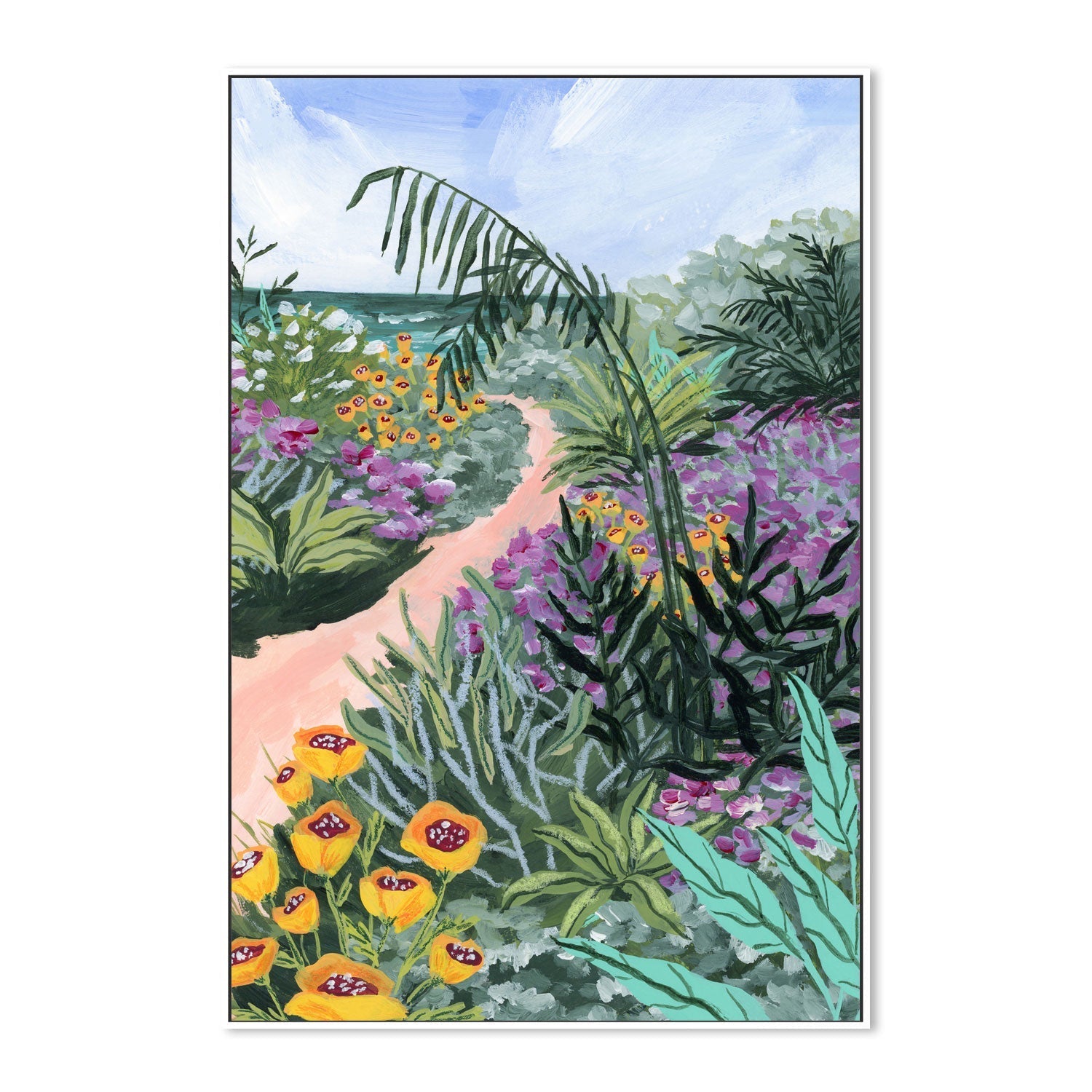 wall-art-print-canvas-poster-framed-Path to the Pacific, Style B-5