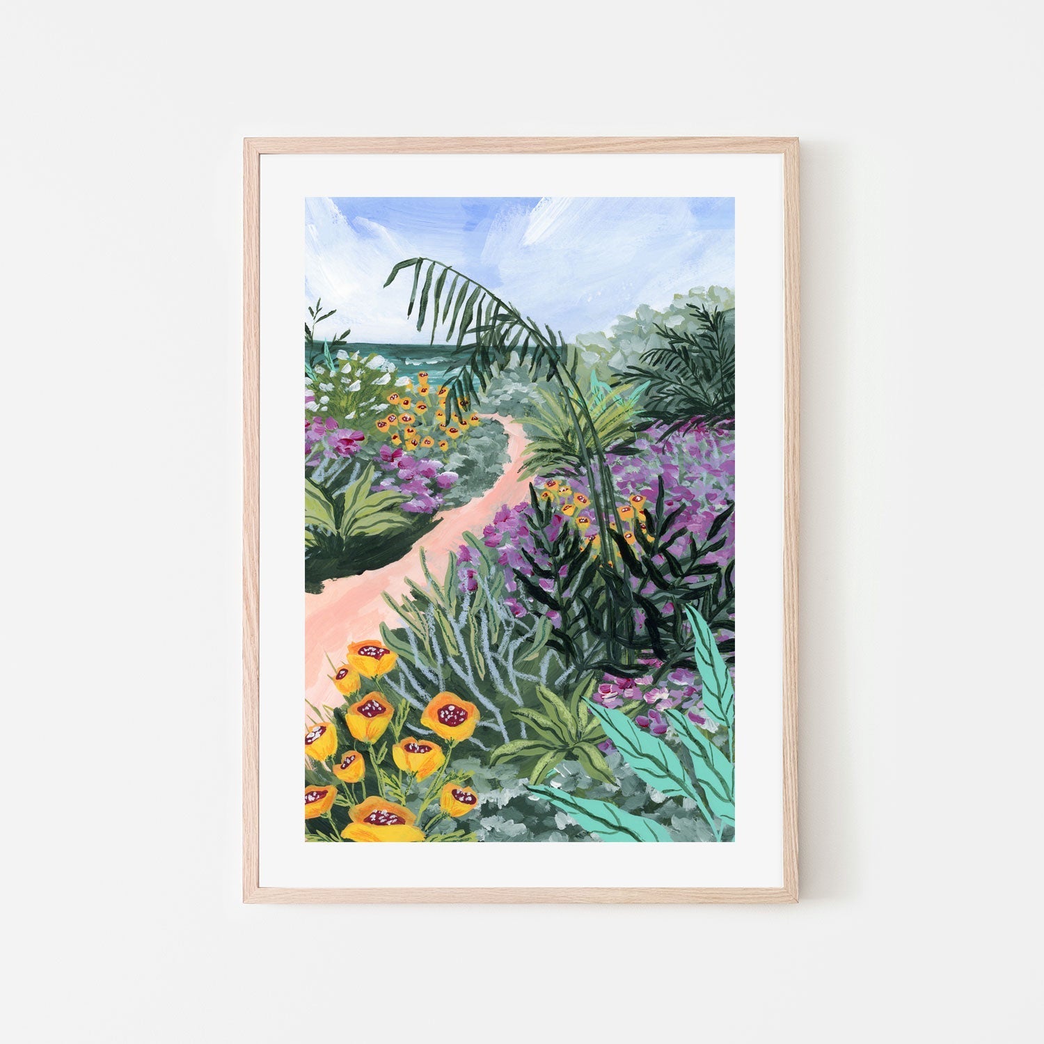 wall-art-print-canvas-poster-framed-Path to the Pacific, Style B-6