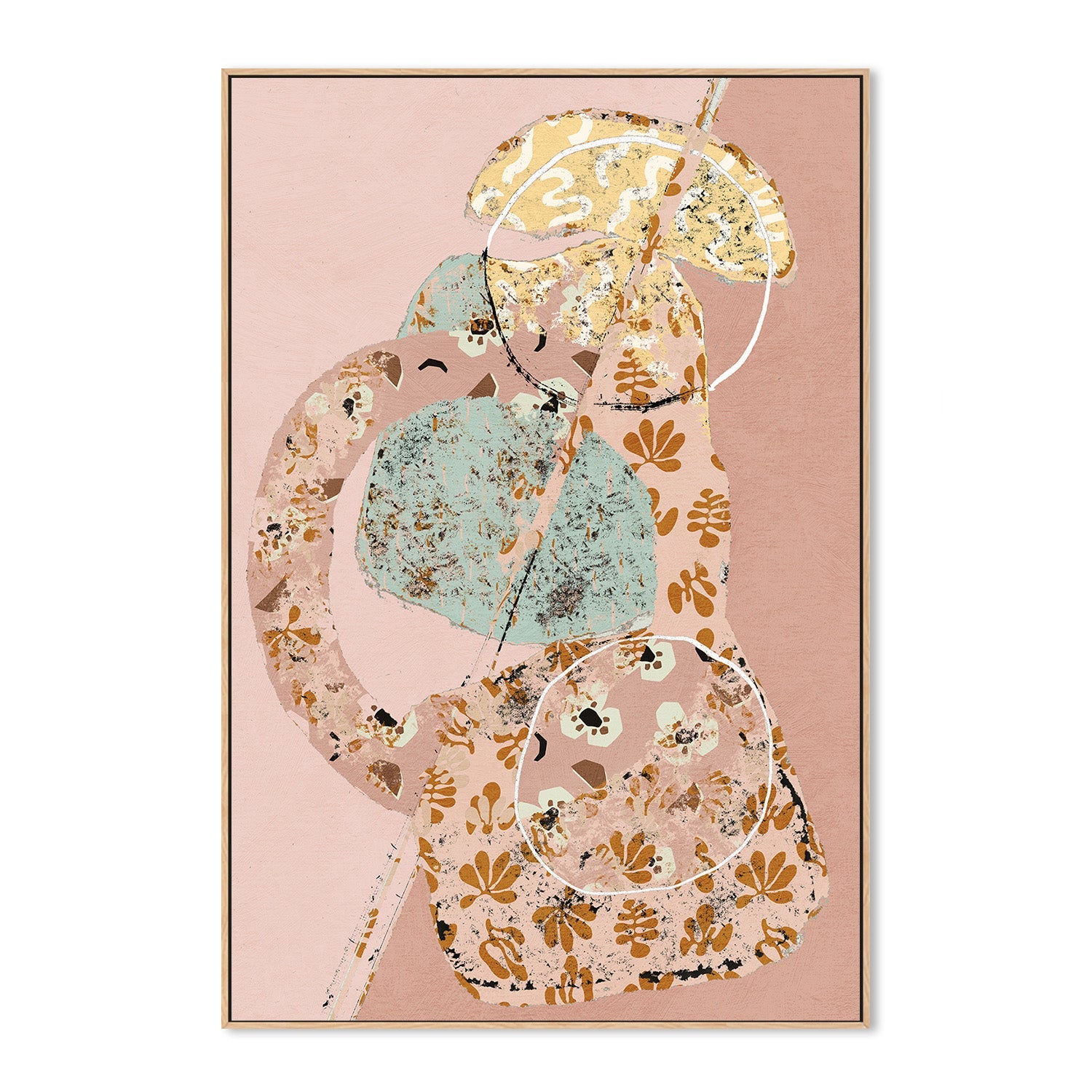 wall-art-print-canvas-poster-framed-Pattern Play, Style E-4
