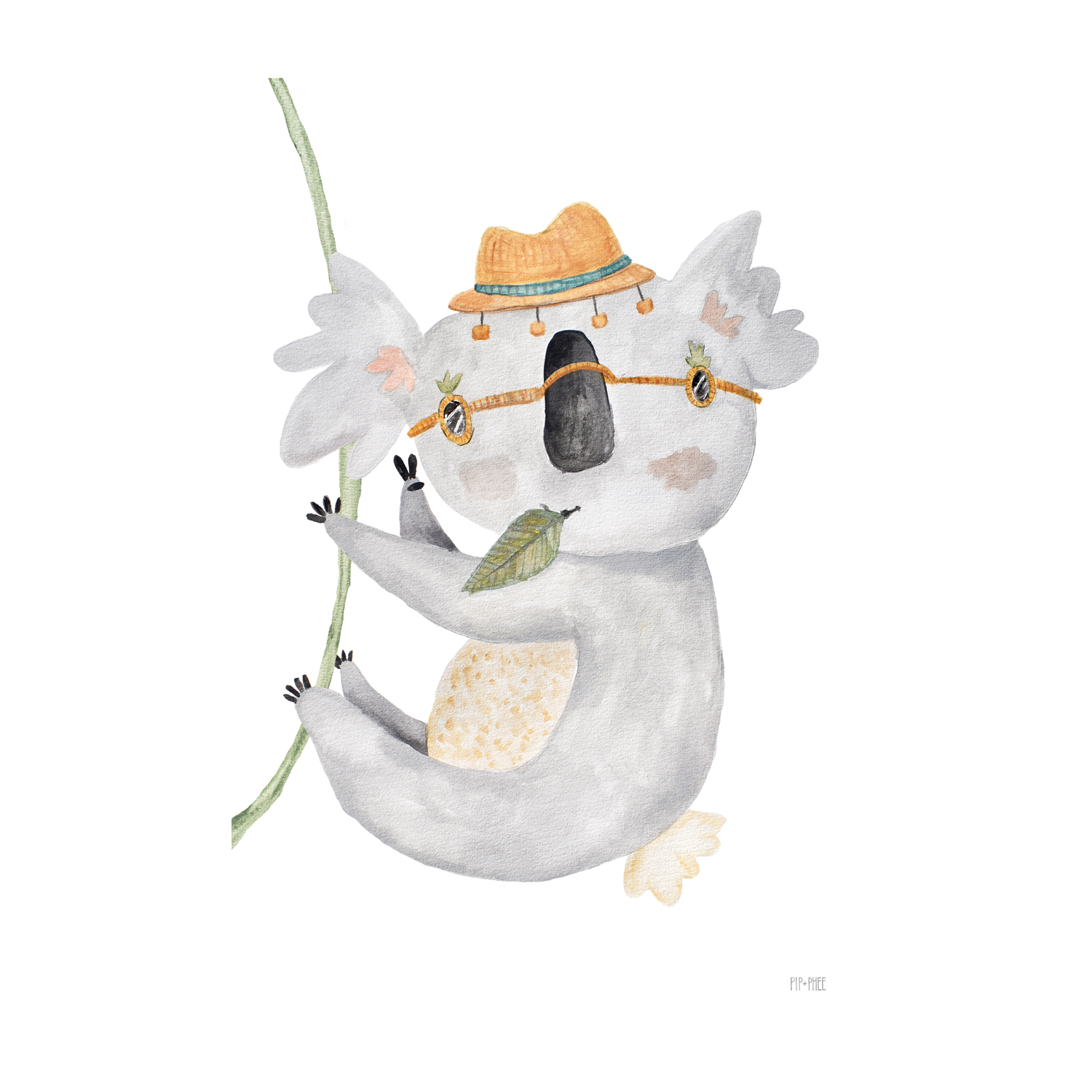 wall-art-print-canvas-poster-framed-Peace Dude Koala , By Pip and Phee-1
