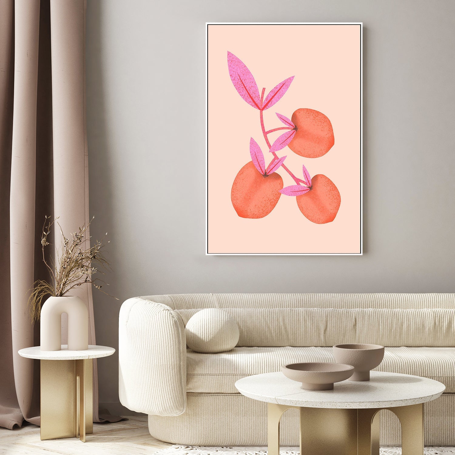 wall-art-print-canvas-poster-framed-Peach Tree , By Melissa Donne-7