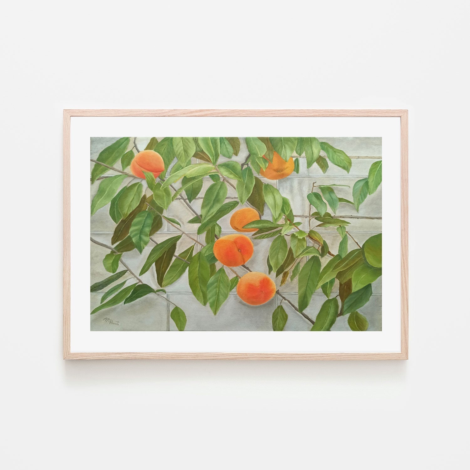 wall-art-print-canvas-poster-framed-Peaches , By Angeles M. Pomata-6