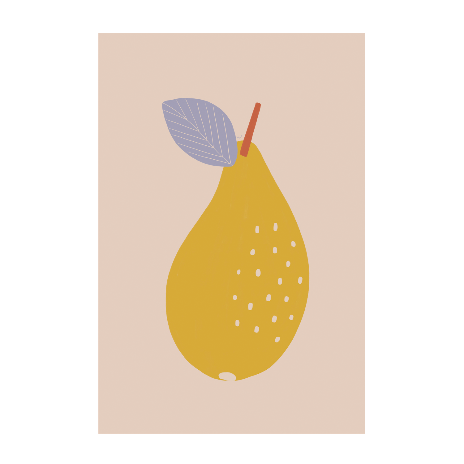 wall-art-print-canvas-poster-framed-Pear , By Menina Lisboa-1