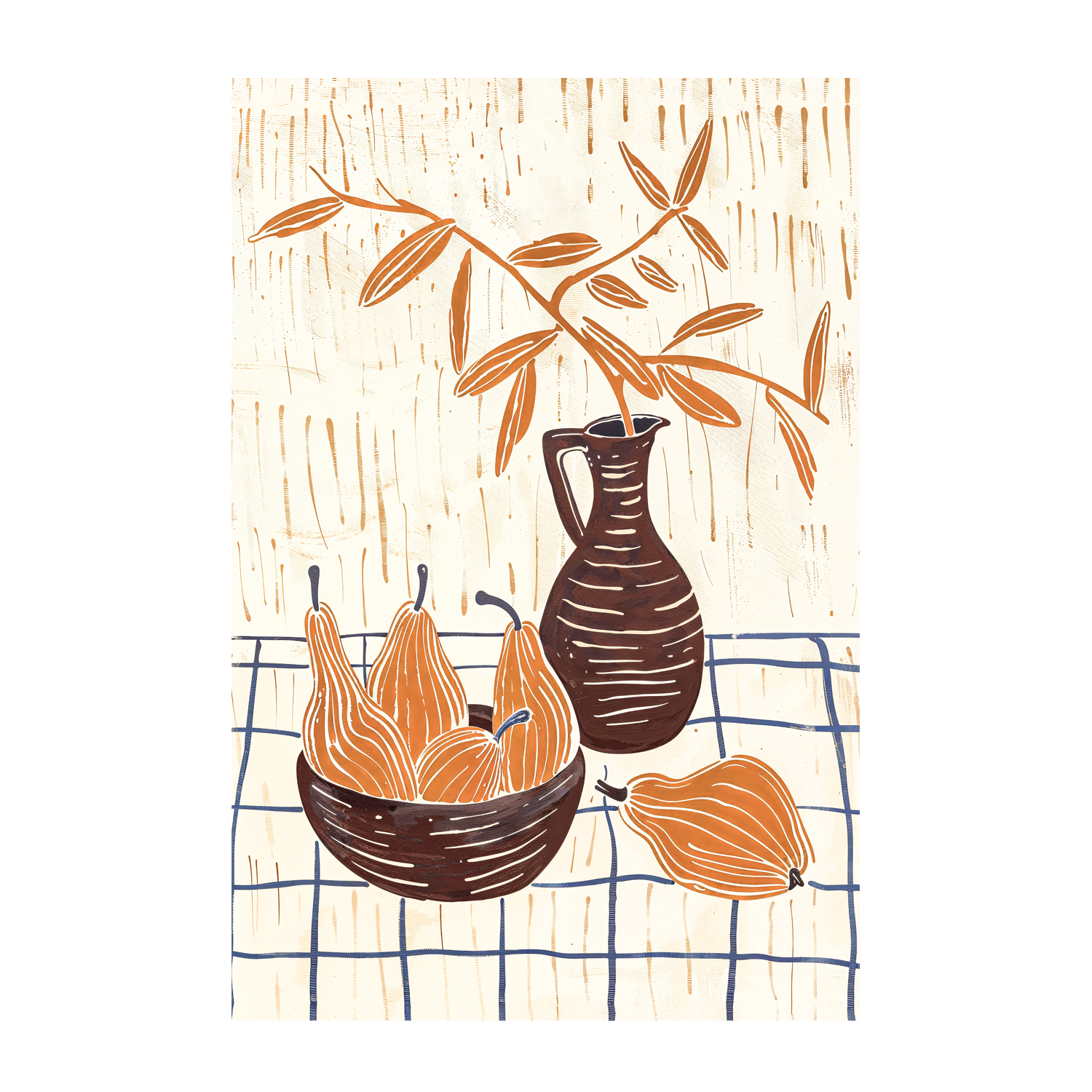 wall-art-print-canvas-poster-framed-Pears , By Lady Hana-1