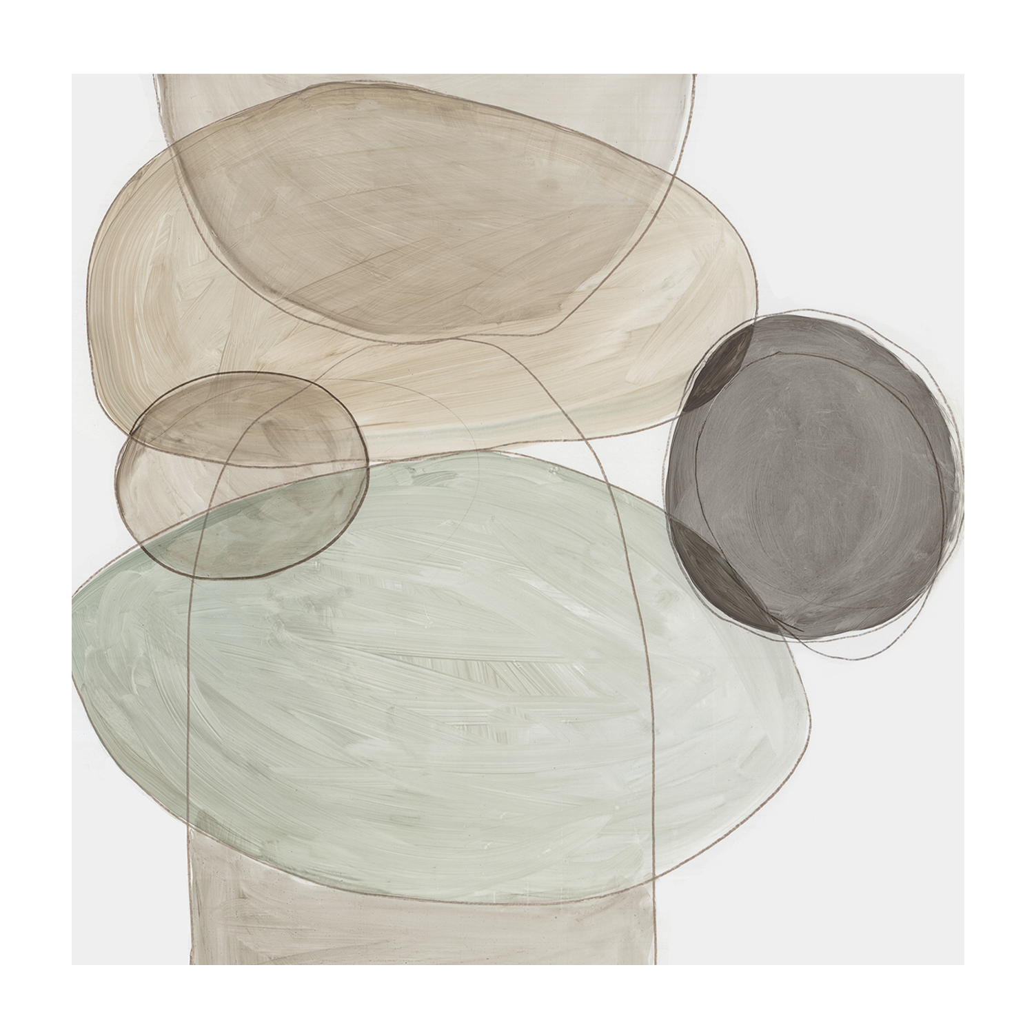 wall-art-print-canvas-poster-framed-Pebble Stones, Style A & B, Set Of 2 , By Tom Reeves-9