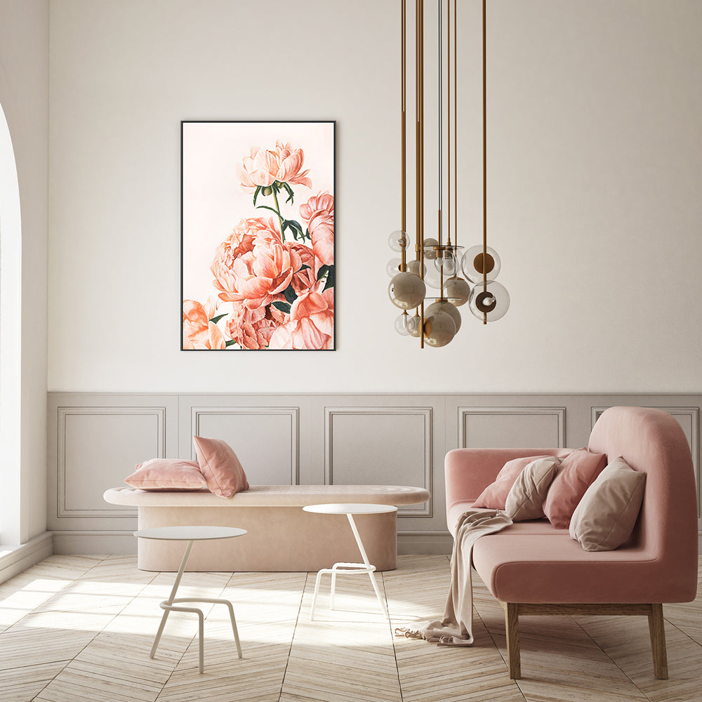 wall-art-print-canvas-poster-framed-Peonies , By Julia Ockert-GIOIA-WALL-ART