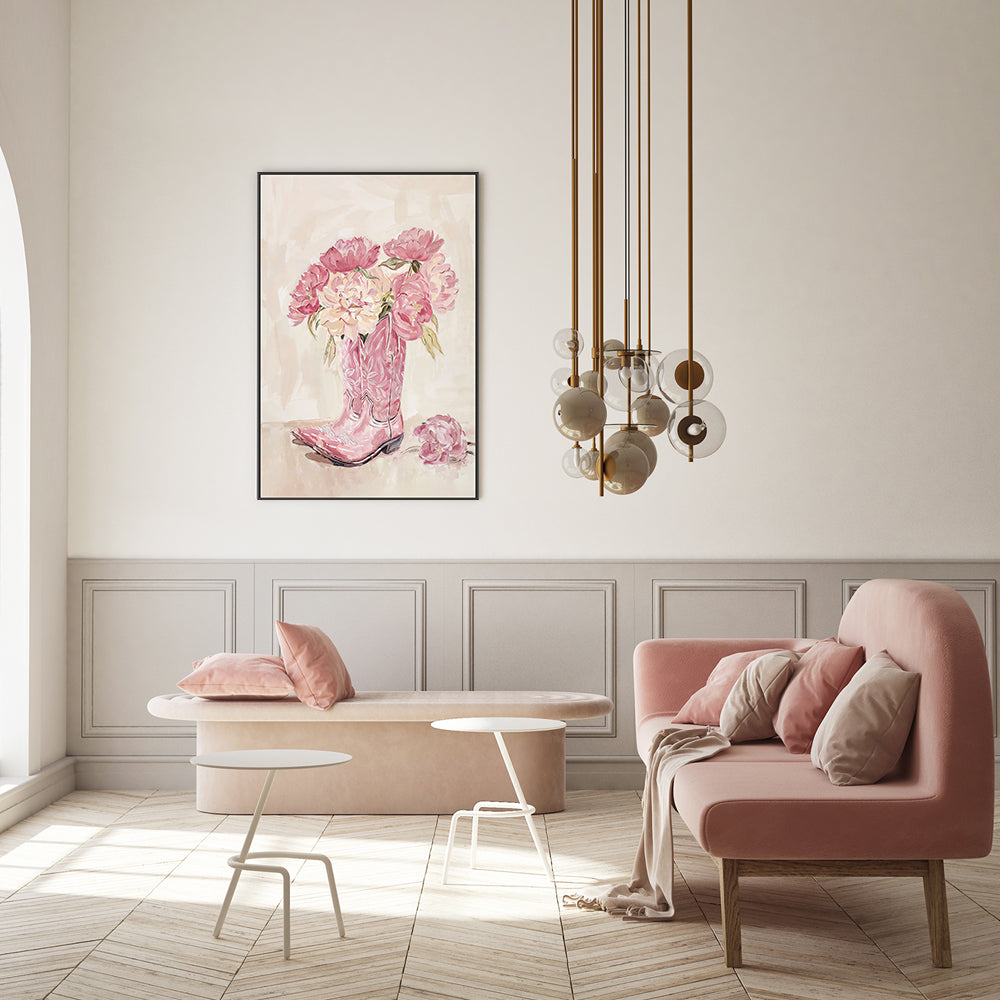 wall-art-print-canvas-poster-framed-Peony Boot , By Lady Hana-7