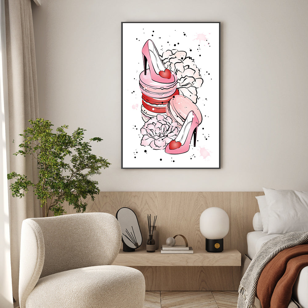 wall-art-print-canvas-poster-framed-Peony Heels-GIOIA-WALL-ART