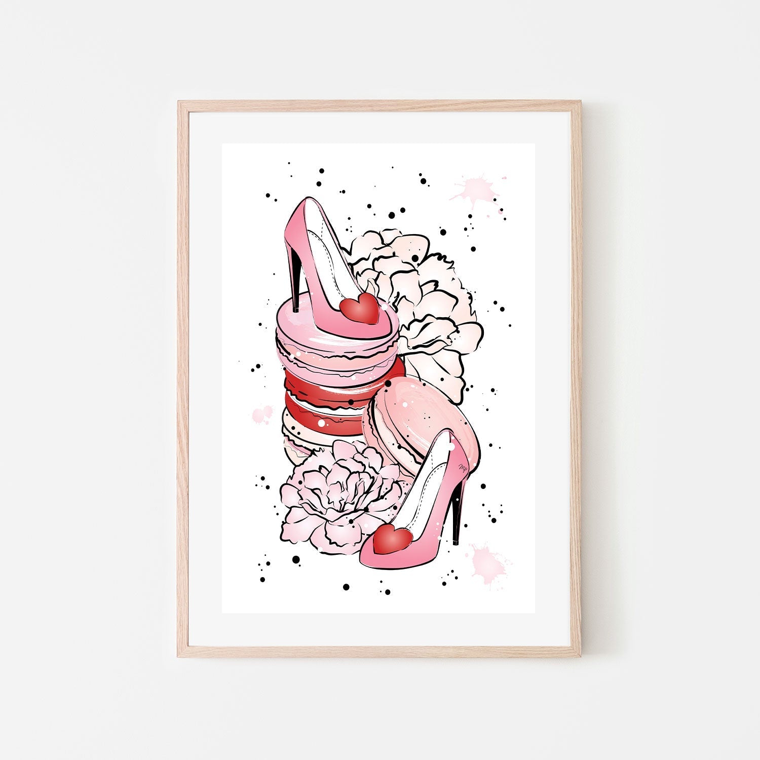 wall-art-print-canvas-poster-framed-Peony Heels-GIOIA-WALL-ART