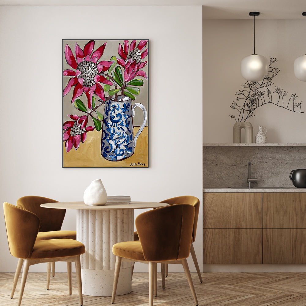 wall-art-print-canvas-poster-framed-Perfect Proteas , By Julia Abbey-2