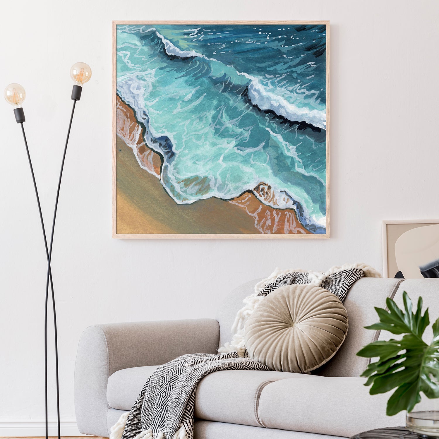 wall-art-print-canvas-poster-framed-Perfect Soothing Waves-8