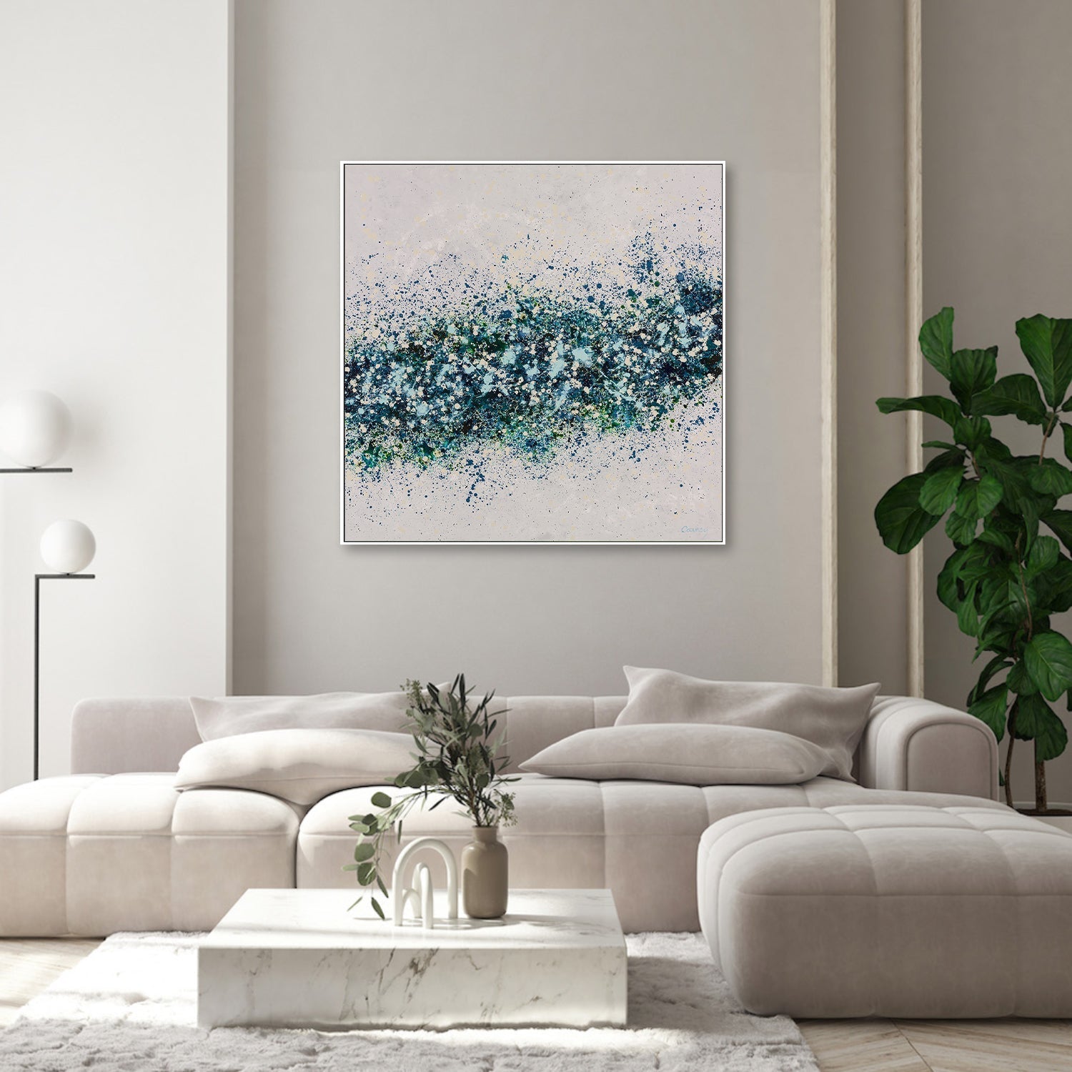 wall-art-print-canvas-poster-framed-Petales Vertes, By Lisa Carney , By Lisa Carney-7