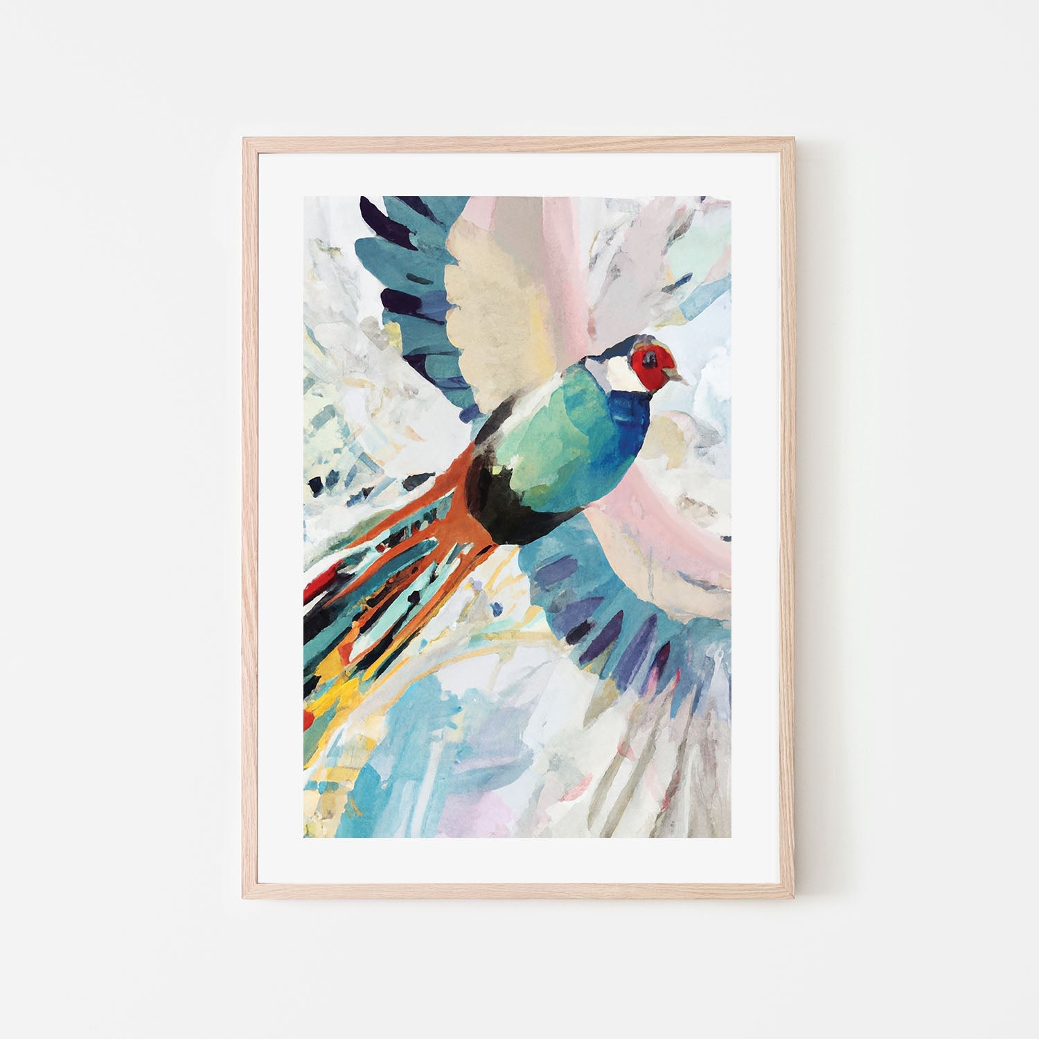 wall-art-print-canvas-poster-framed-Pheasant Flight , By Stacey Williams-6