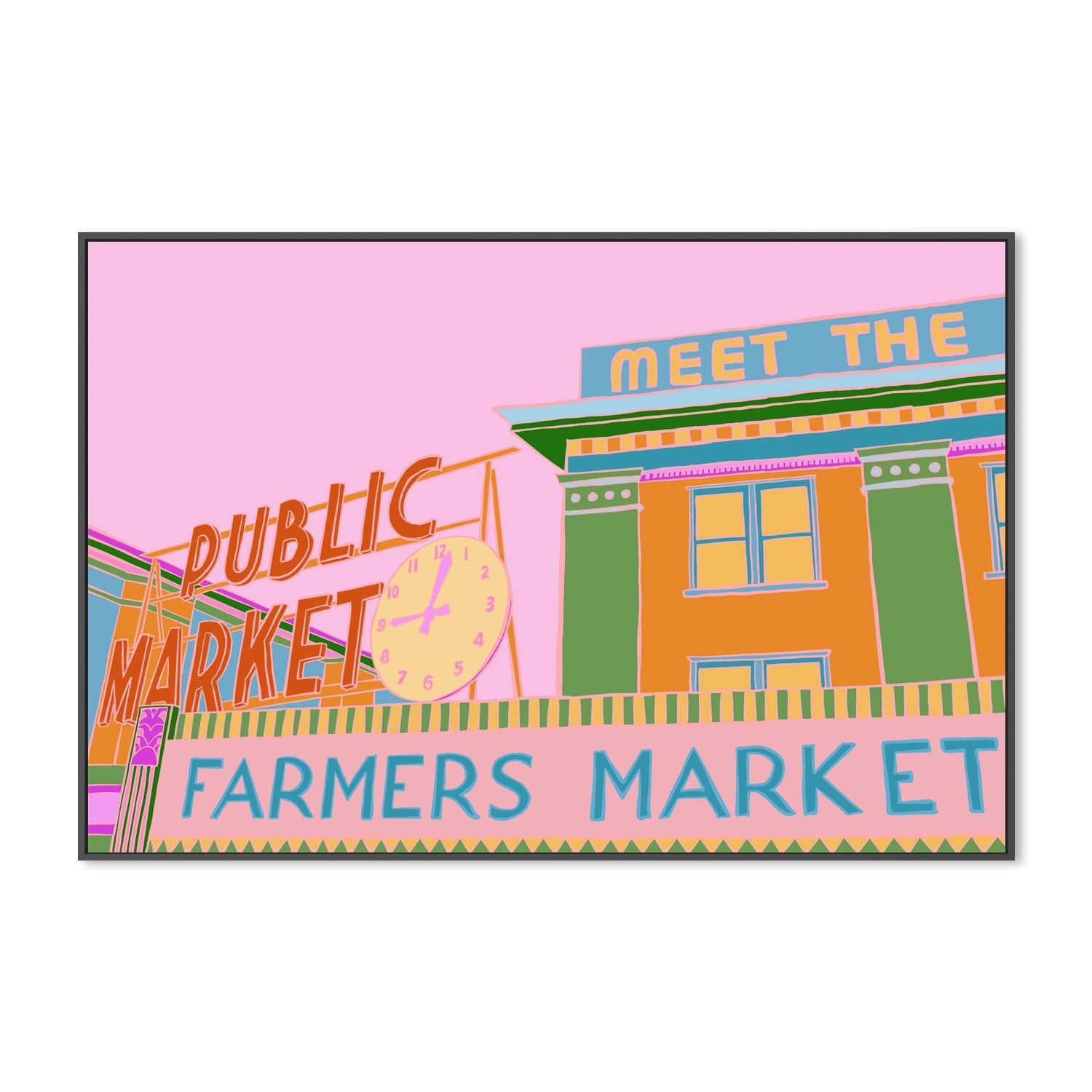 wall-art-print-canvas-poster-framed-Pike Place Market-3