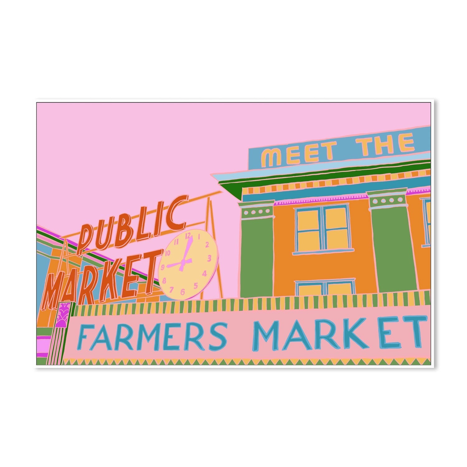 wall-art-print-canvas-poster-framed-Pike Place Market-5