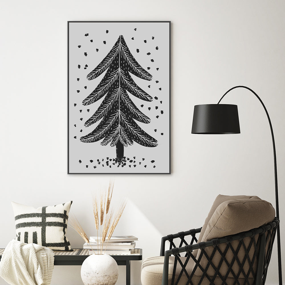 wall-art-print-canvas-poster-framed-Pine Tree , By Treechild-GIOIA-WALL-ART