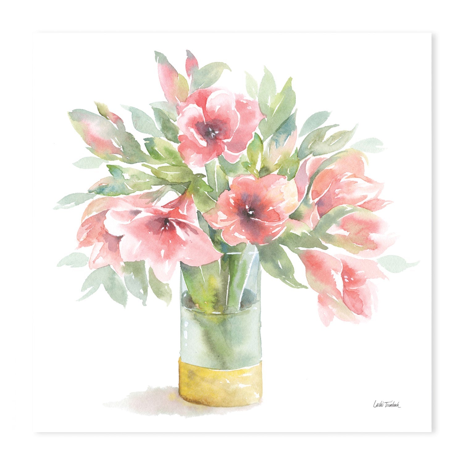 wall-art-print-canvas-poster-framed-Pink Amaryllis , By Leslie Trimbach-GIOIA-WALL-ART