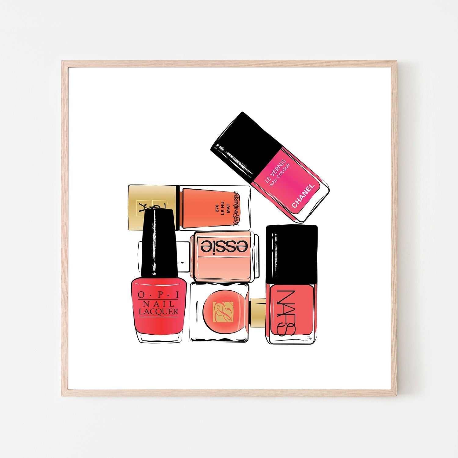 wall-art-print-canvas-poster-framed-Pink Beauty-GIOIA-WALL-ART