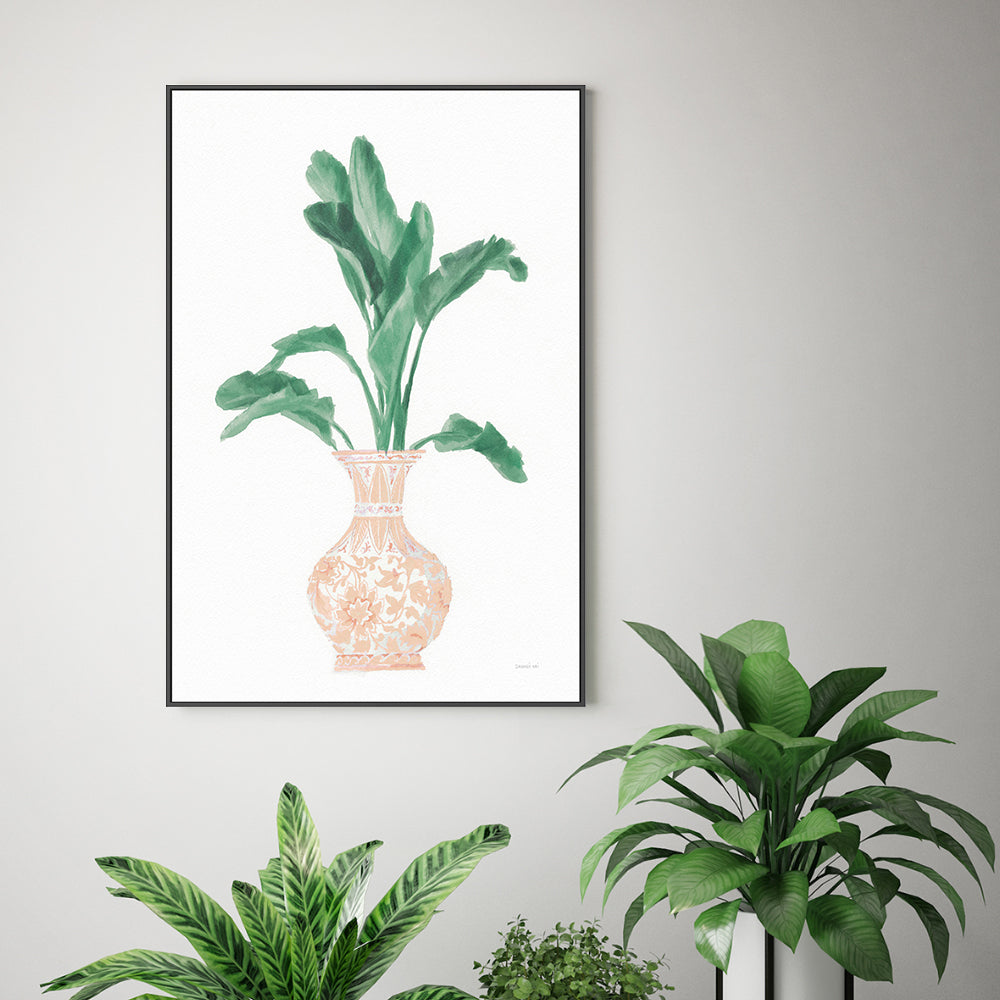 wall-art-print-canvas-poster-framed-Pink Chinoiserie, Style A , By Danhui Nai-GIOIA-WALL-ART